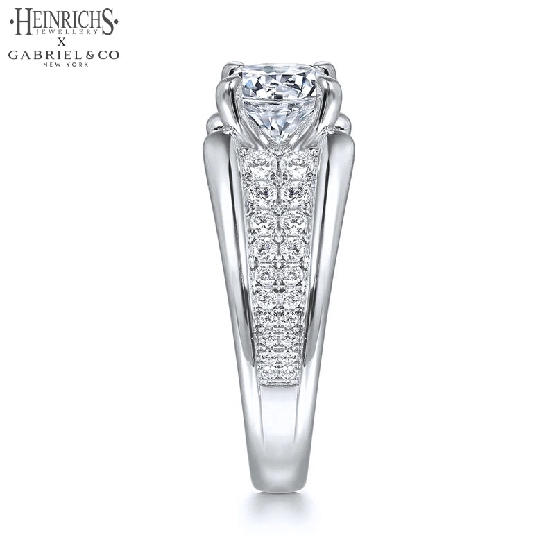 1.50ctr-3.00ctr Round Cut Lab Grown Diamond Ring