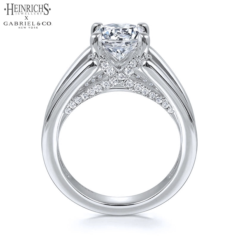 1.50ctr-3.00ctr Round Cut Lab Grown Diamond Ring