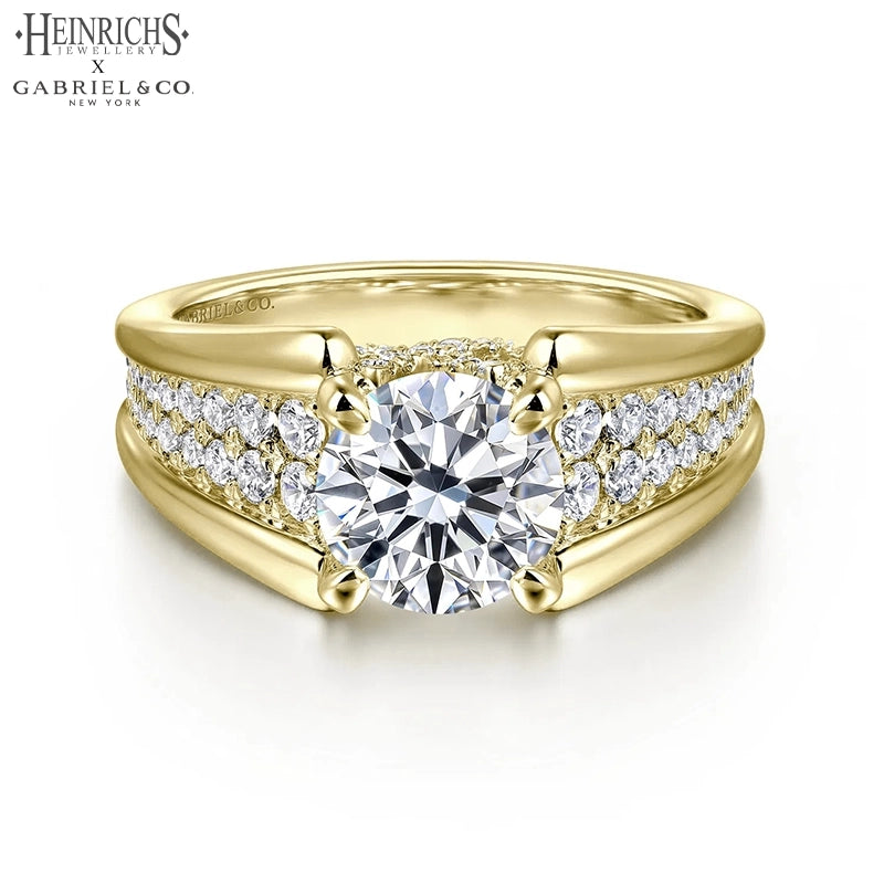1.50ctr-3.00ctr Round Cut Lab Grown Diamond Ring