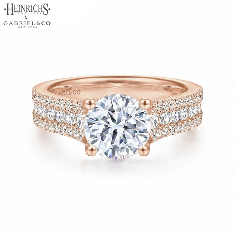 1.50ctr-3.00ctr Round Cut Lab Grown Diamond Ring Tailor Made