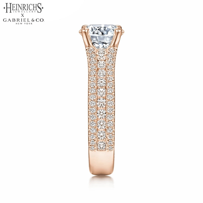 1.50ctr-3.00ctr Round Cut Lab Grown Diamond Ring Tailor Made