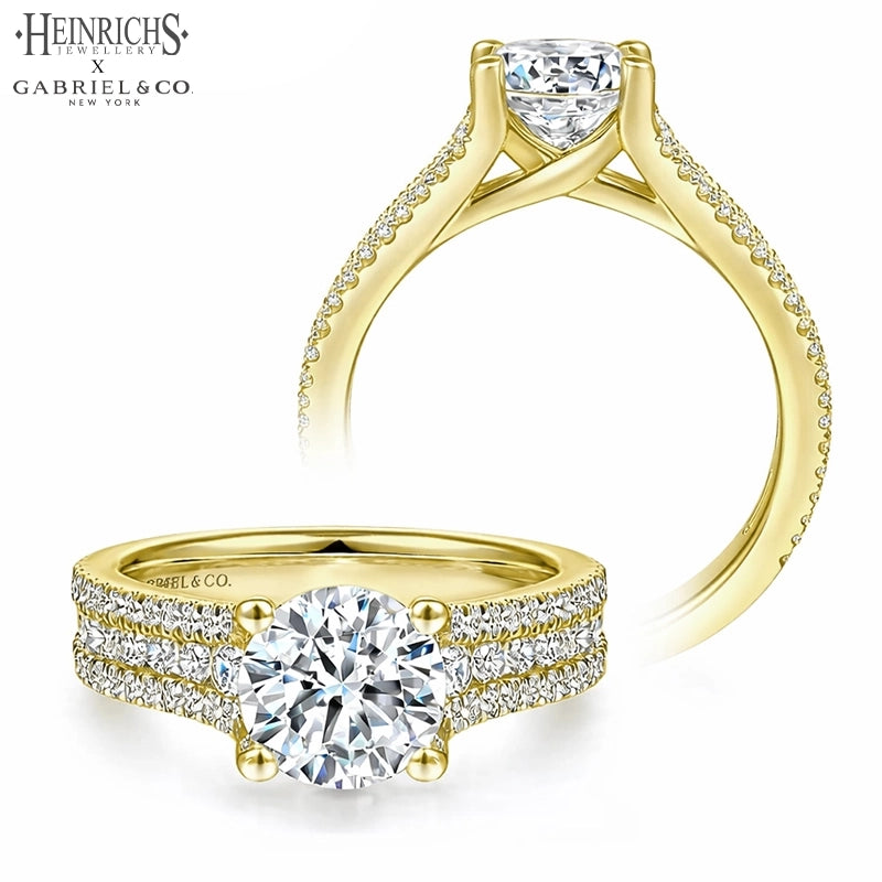 1.50ctr-3.00ctr Round Cut Lab Grown Diamond Ring Tailor Made