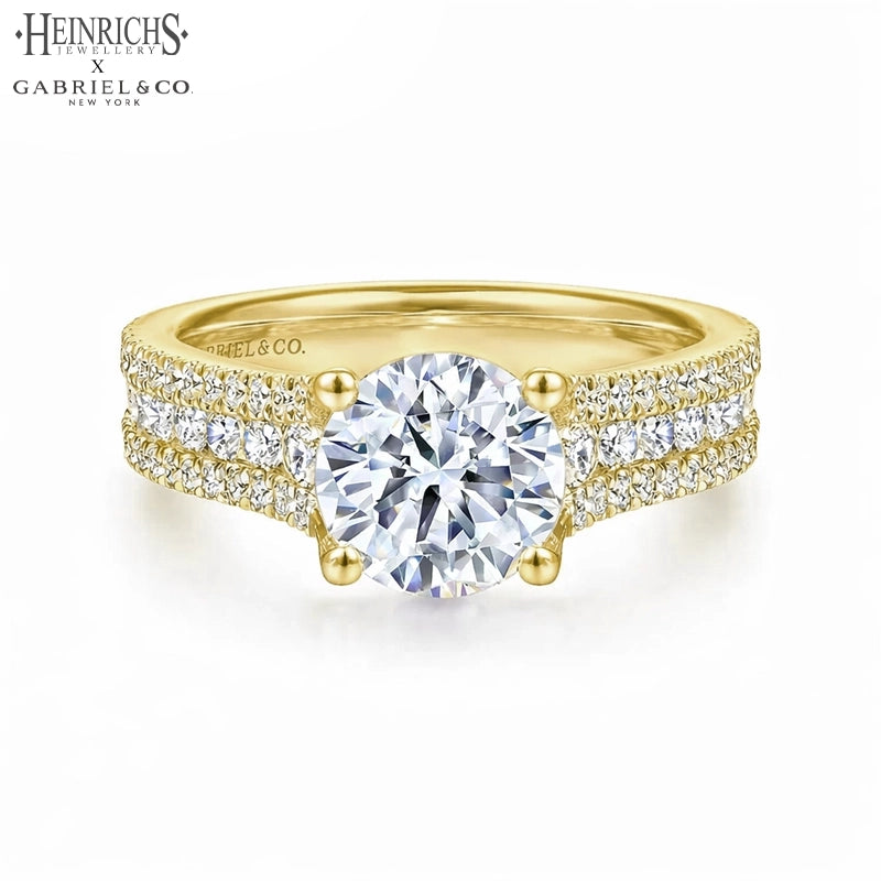 1.50ctr-3.00ctr Round Cut Lab Grown Diamond Ring Tailor Made