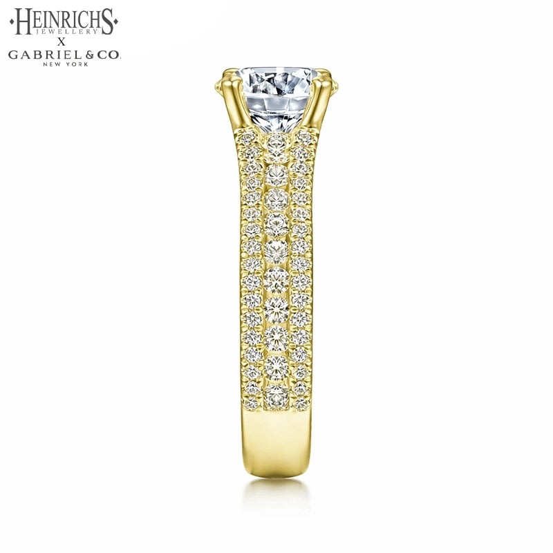 1.50ctr-3.00ctr Round Cut Lab Grown Diamond Ring Tailor Made