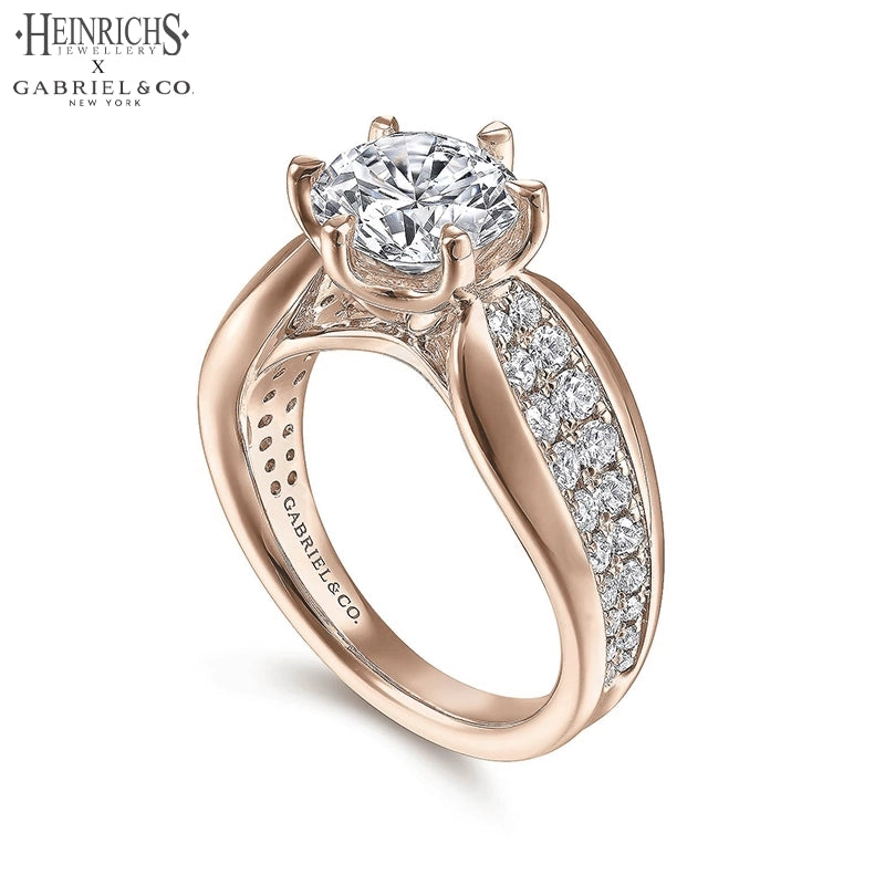 1.50ctr-3.00ctr Round Cut Lab Grown Diamond Ring