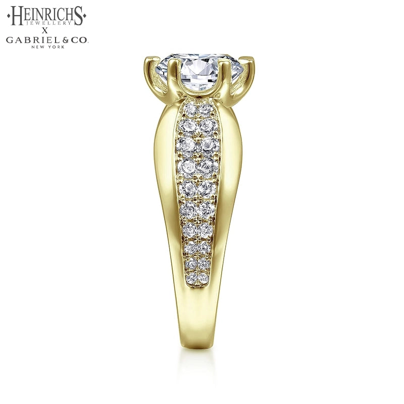 1.50ctr-3.00ctr Round Cut Lab Grown Diamond Ring