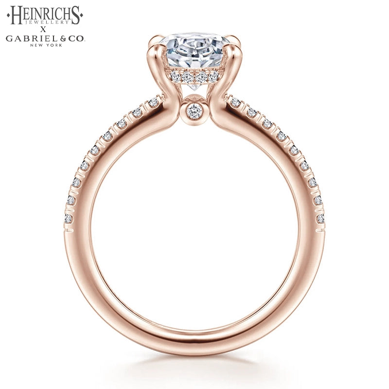 1.50ctr-3.00ctr Oval Cut Lab Grown Diamond Ring
