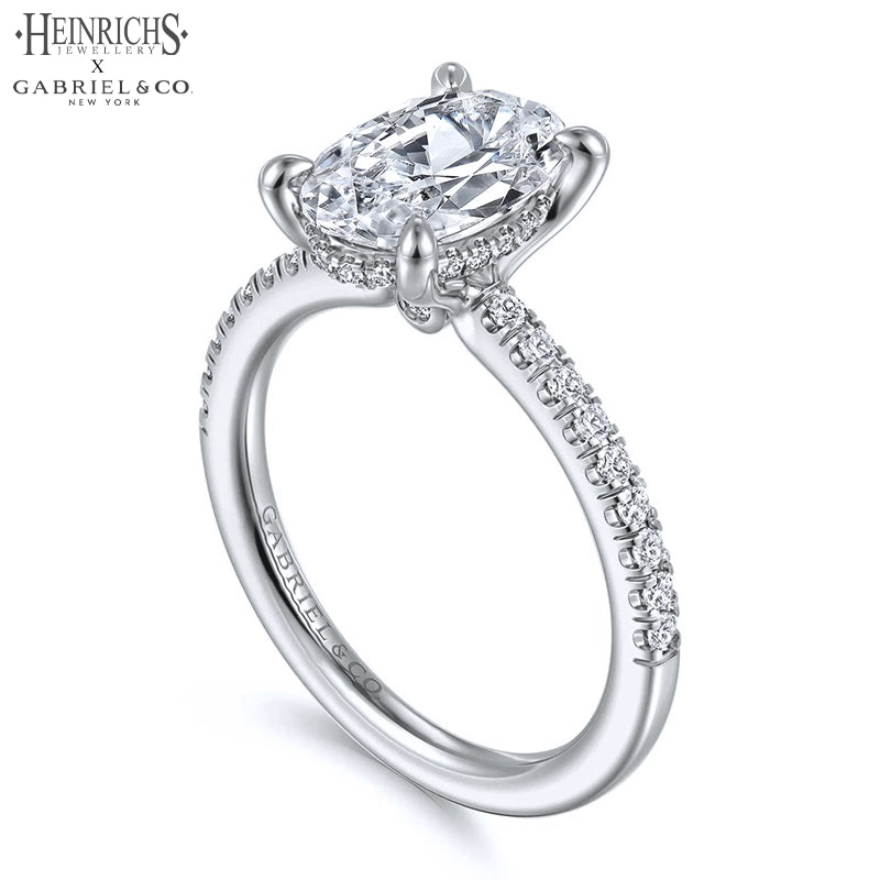 1.50ctr-3.00ctr Oval Cut Lab Grown Diamond Ring