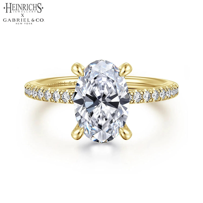 1.50ctr-3.00ctr Oval Cut Lab Grown Diamond Ring