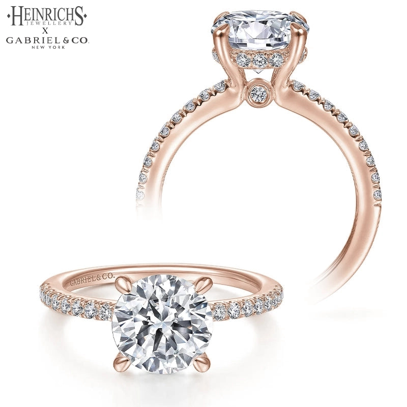 1.50ctr-3.00ctr Round Cut Lab Grown Diamond Ring