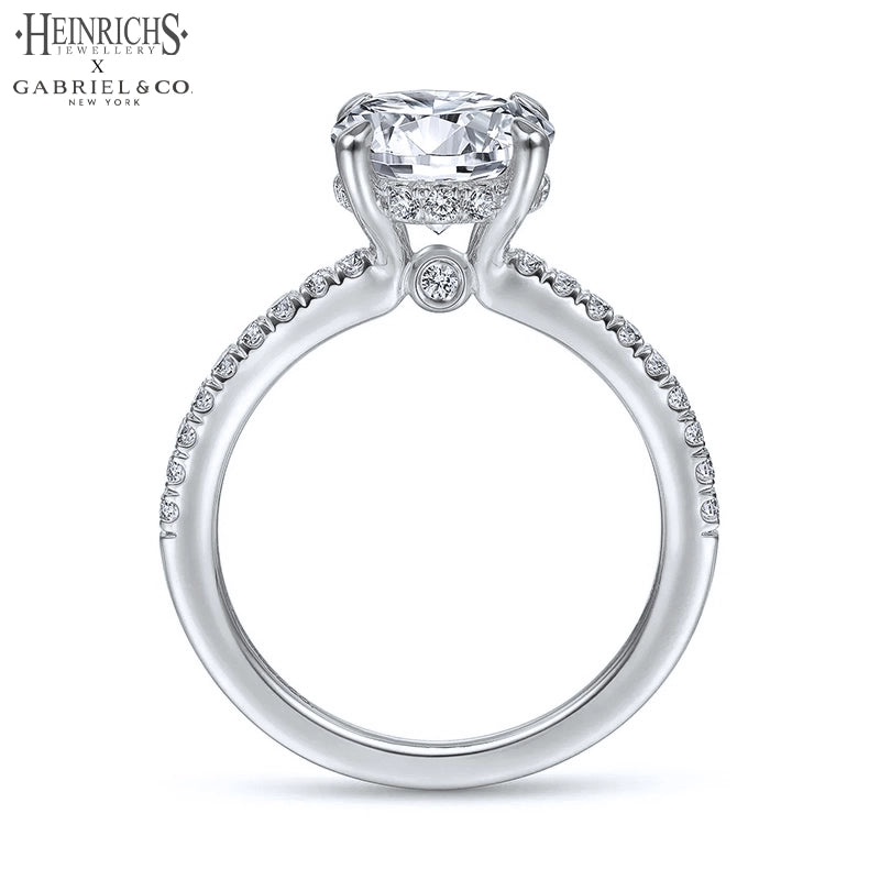 1.50ctr-3.00ctr Round Cut Lab Grown Diamond Ring