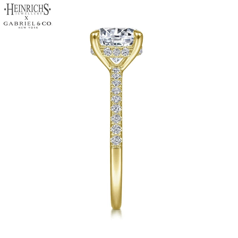 1.50ctr-3.00ctr Round Cut Lab Grown Diamond Ring