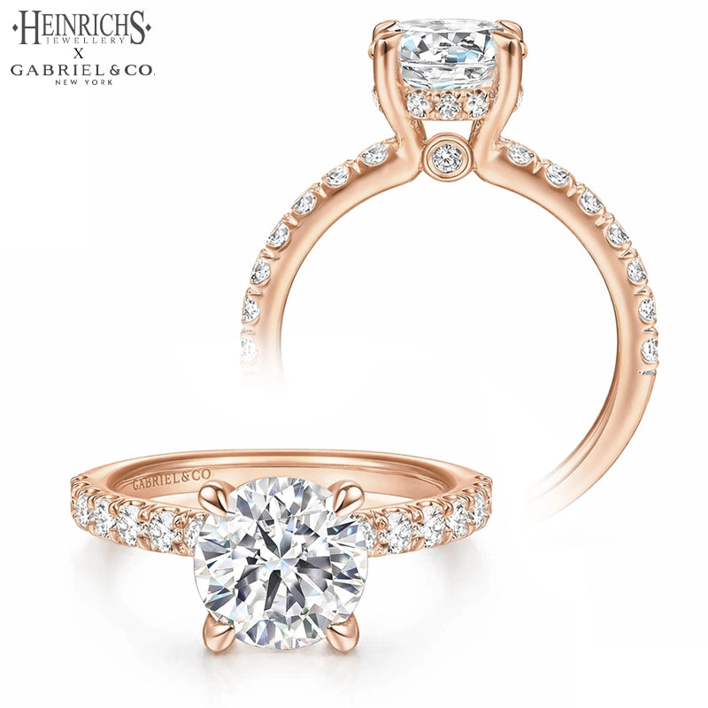 1.50ctr-3.00ctr Round Cut Lab Grown Diamond Ring