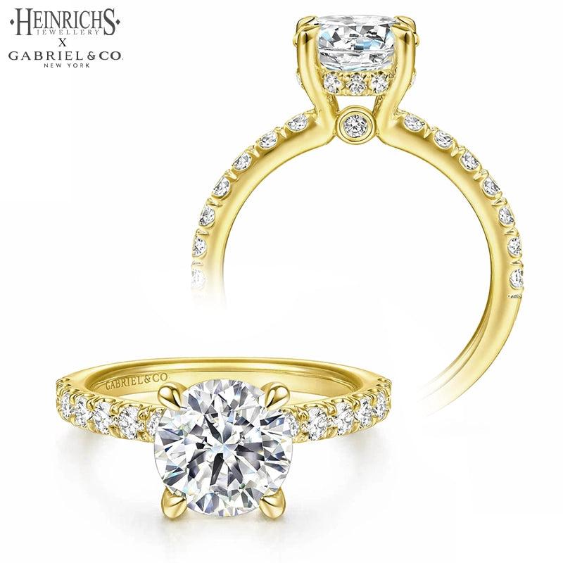1.50ctr-3.00ctr Round Cut Lab Grown Diamond Ring