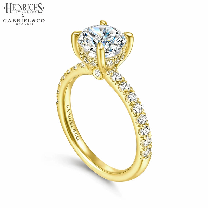 1.50ctr-3.00ctr Round Cut Lab Grown Diamond Ring