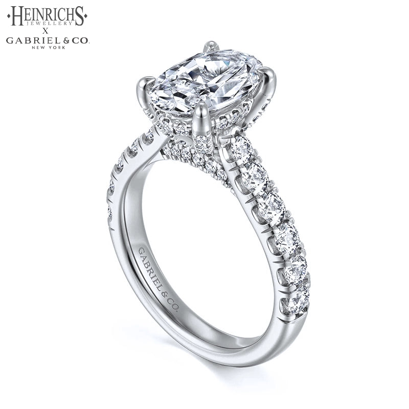 1.50ctr-4.00ctr Oval Cut Lab Grown Diamond Ring Tailor Made
