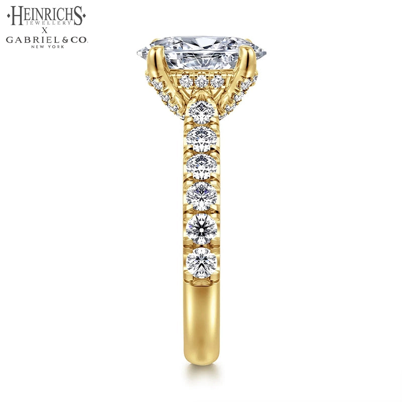 1.50ctr-4.00ctr Oval Cut Lab Grown Diamond Ring