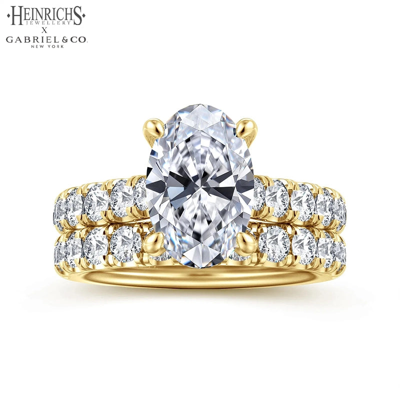 1.50ctr-4.00ctr Oval Cut Lab Grown Diamond Ring