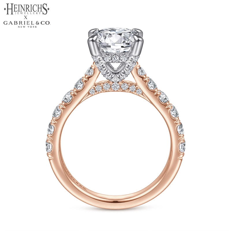 1.50ctr-4.00ctr Round Cut Lab Grown Diamond Ring