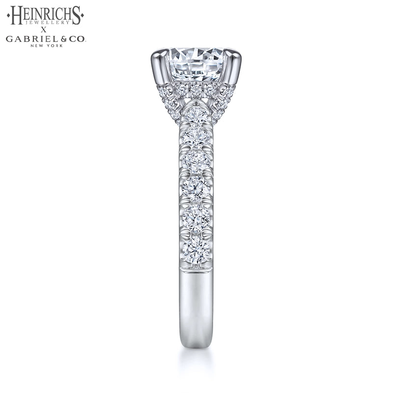 1.50ctr-4.00ctr Round Cut Lab Grown Diamond Ring