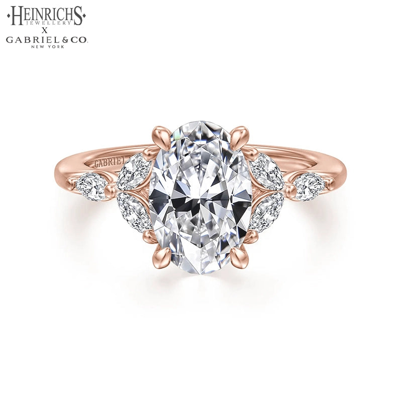 1.50ctr-3.00ctr Oval Cut Lab Grown Diamond Ring Tailor Made