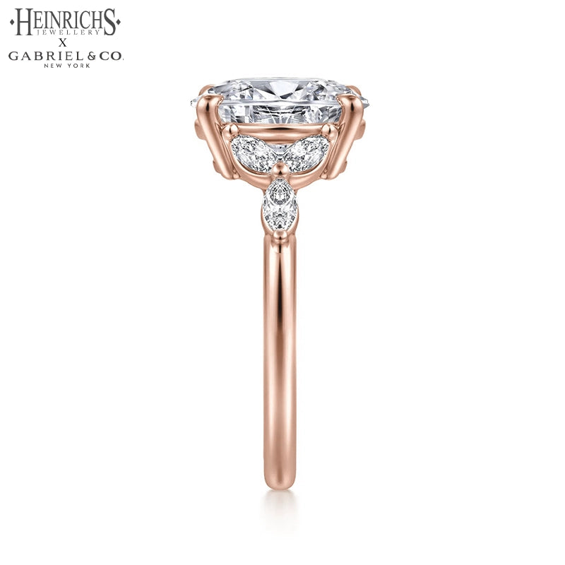 1.50ctr-3.00ctr Oval Cut Lab Grown Diamond Ring Tailor Made