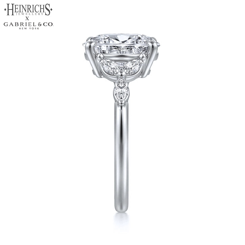 1.50ctr-3.00ctr Oval Cut Lab Grown Diamond Ring Tailor Made