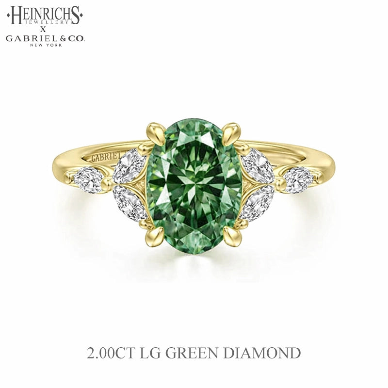 1.50ctr-3.00ctr Oval Cut Lab Grown Diamond Ring Tailor Made