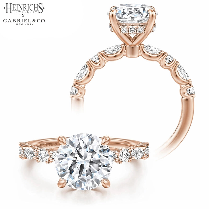 1.25ctr-3.00ctr Round Cut Lab Grown Diamond Ring