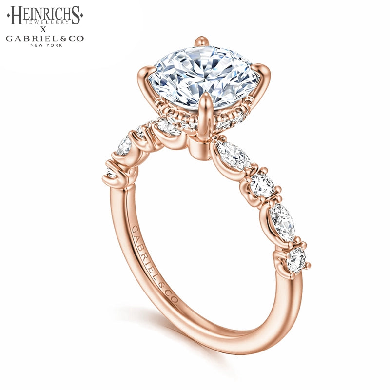 1.25ctr-3.00ctr Round Cut Lab Grown Diamond Ring