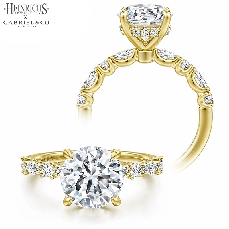 1.25ctr-3.00ctr Round Cut Lab Grown Diamond Ring