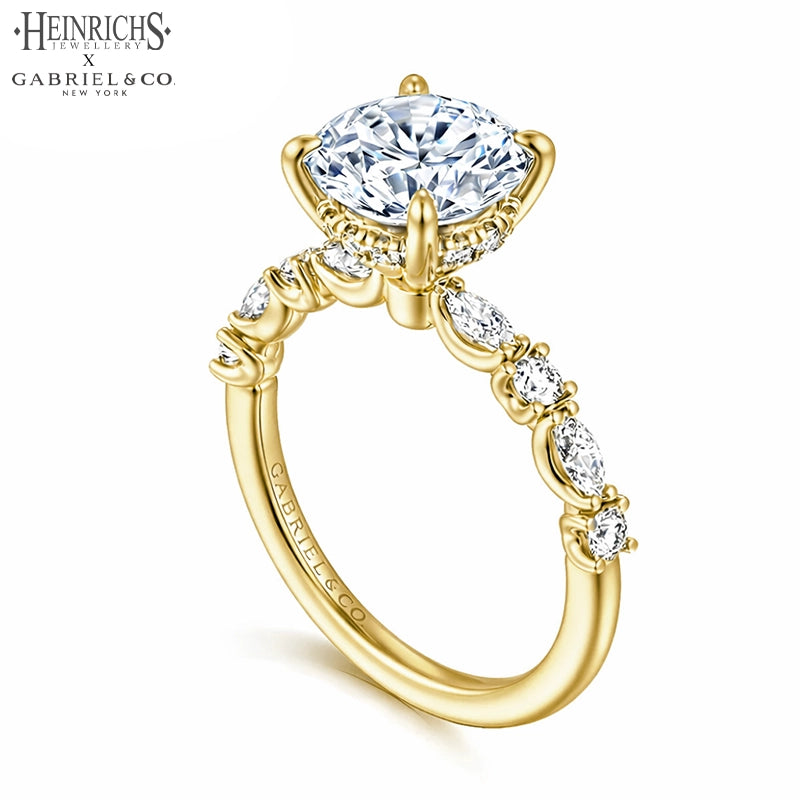 1.25ctr-3.00ctr Round Cut Lab Grown Diamond Ring