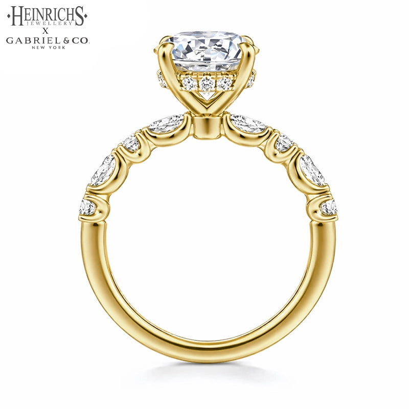 1.25ctr-3.00ctr Round Cut Lab Grown Diamond Ring