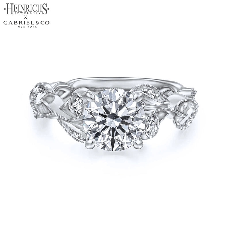 1.25ctr-2.50ctr Round Cut Lab Grown Diamond Ring