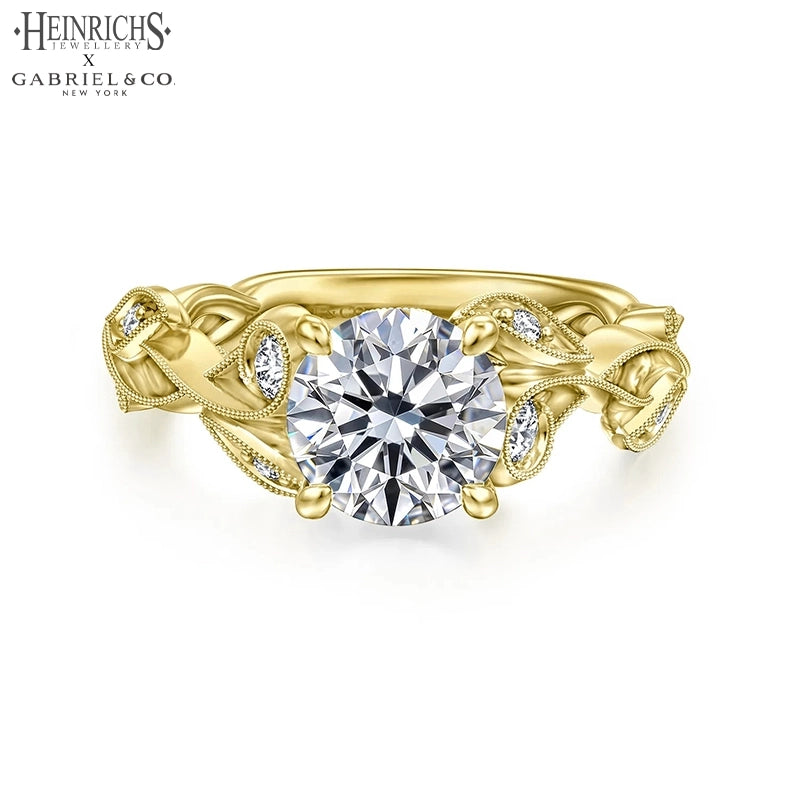 1.25ctr-2.50ctr Round Cut Lab Grown Diamond Ring