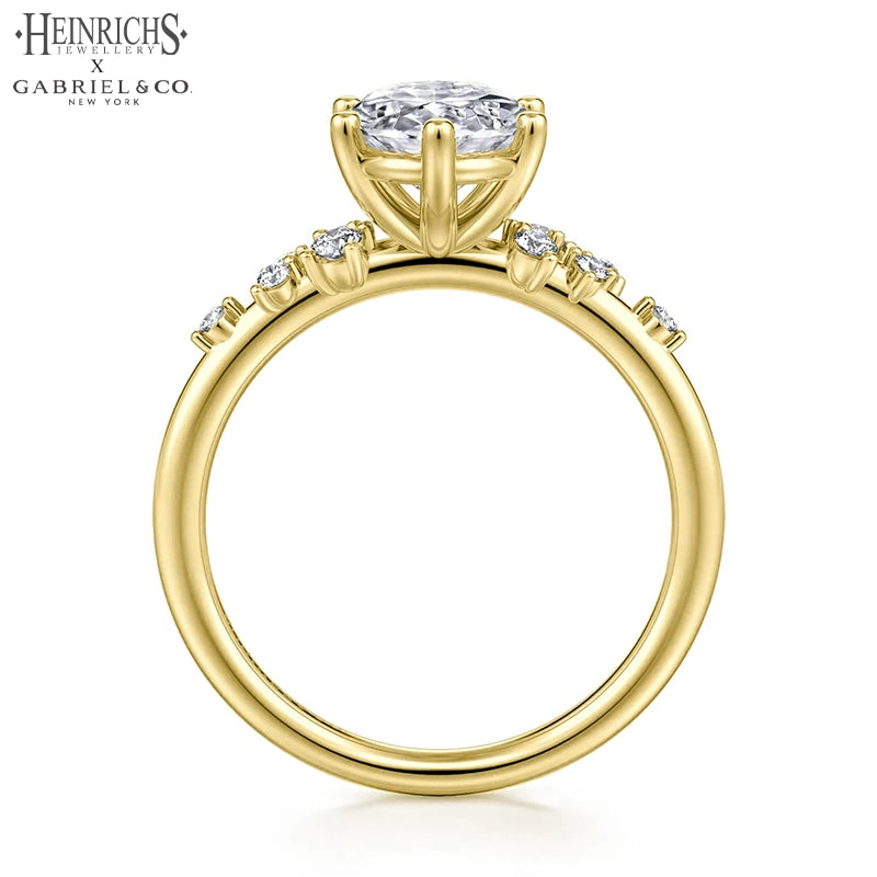 1.25ctr-2.50ctr Oval Cut Lab Grown Diamond Ring Tailor Made