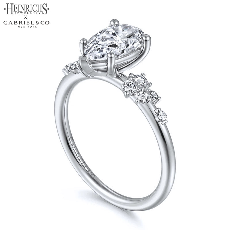 1.25ctr-2.50ctr Pear Cut Lab Grown Diamond Ring