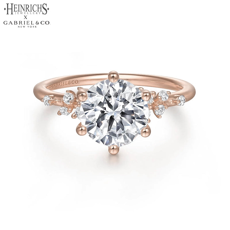 1.25ctr-2.50ctr Round Cut Lab Grown Diamond Ring Tailor Made