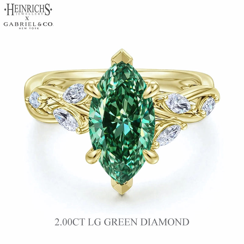 1.25ctr-2.50ctr Marquise Cut Lab Grown Diamond Ring