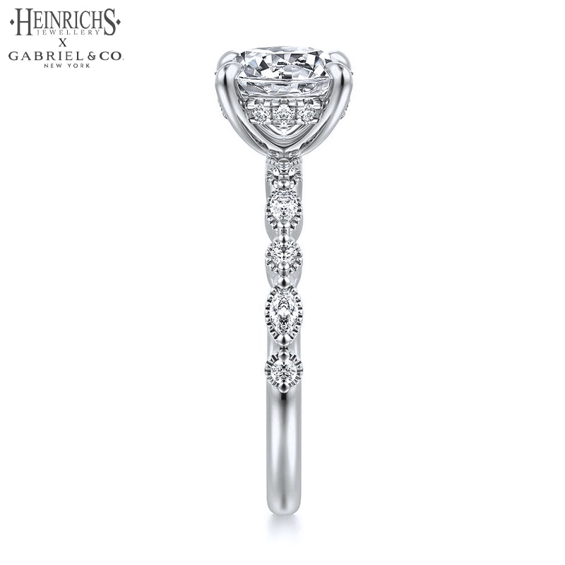 1.25ctr-2.50ctr Round Cut Lab Grown Diamond Ring Tailor Made