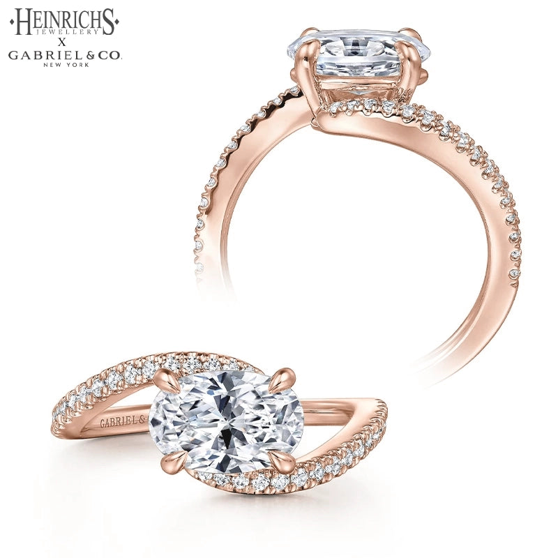 1.25ctr-2.50ctr Oval Cut Lab Grown Diamond Ring