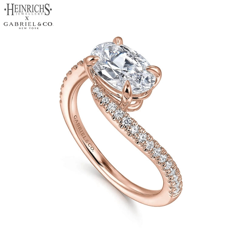 1.25ctr-2.50ctr Oval Cut Lab Grown Diamond Ring