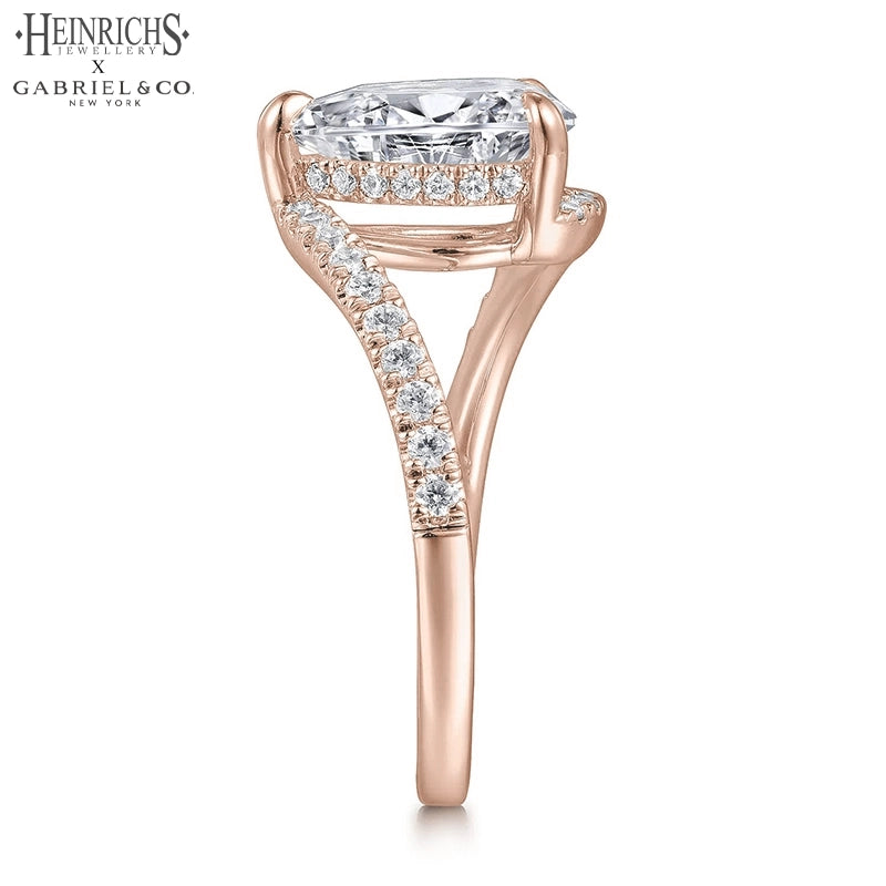 1.25ctr-2.50ctr Pear Cut Lab Grown Diamond Ring Tailor Made