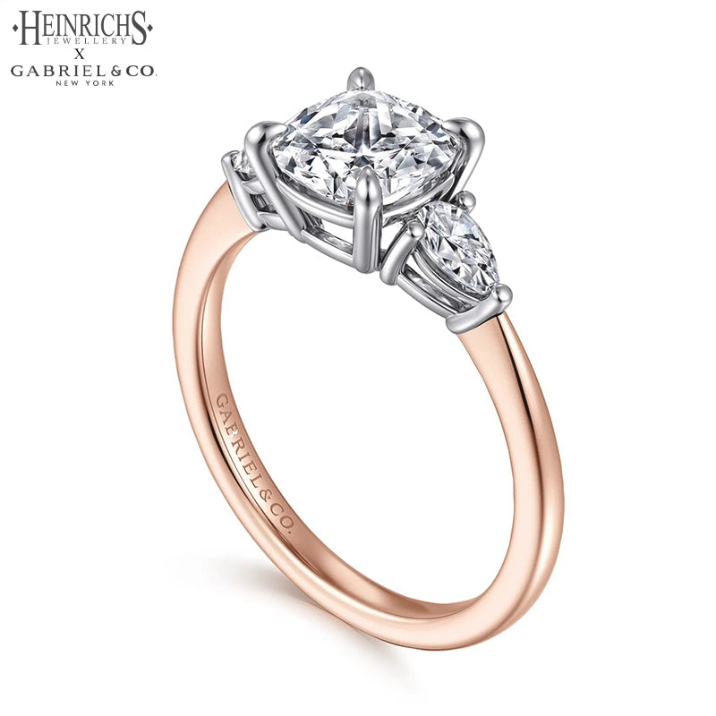 1.50ctr-3.00ctr Square Cushion Cut Lab Grown Diamond Ring