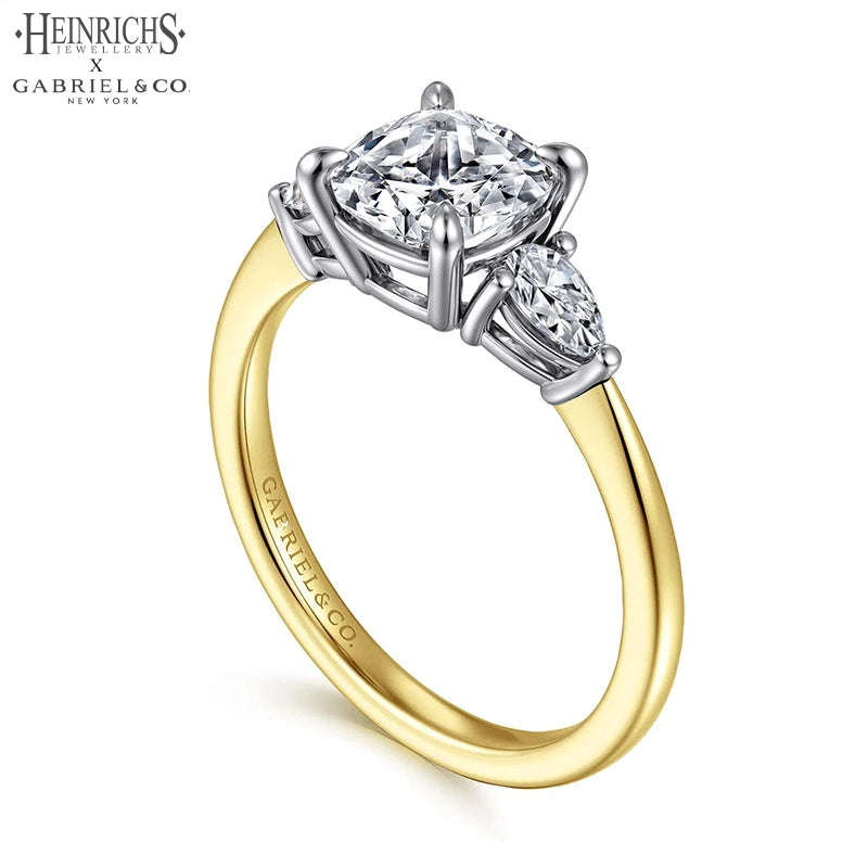 1.50ctr-3.00ctr Square Cushion Cut Lab Grown Diamond Ring Tailor Made