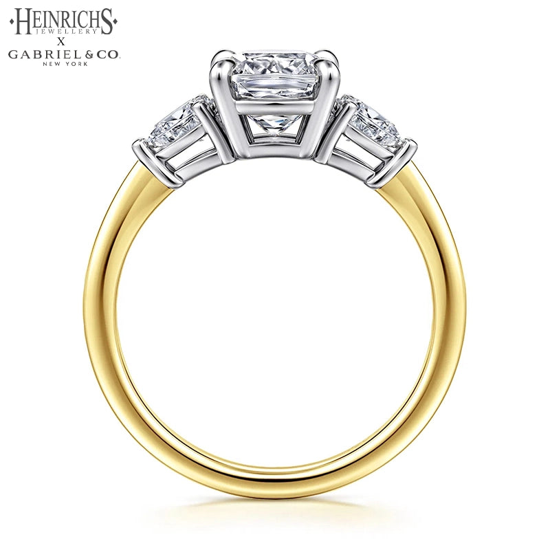 1.50ctr-3.00ctr Square Cushion Cut Lab Grown Diamond Ring
