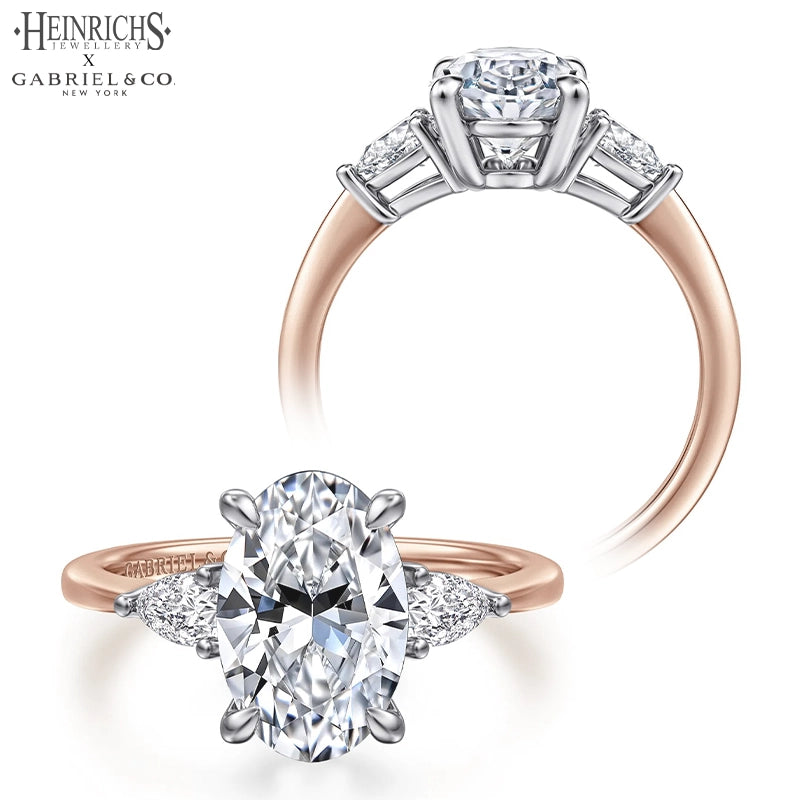 1.50ctr-3.00ctr Oval Cut Lab Grown Diamond Ring