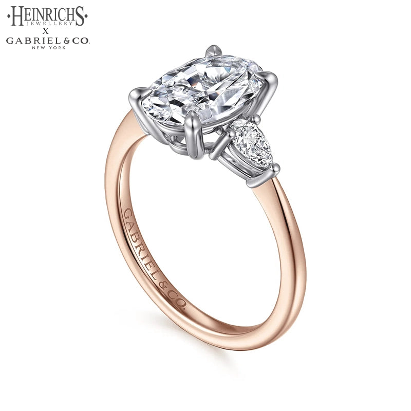 1.50ctr-3.00ctr Oval Cut Lab Grown Diamond Ring