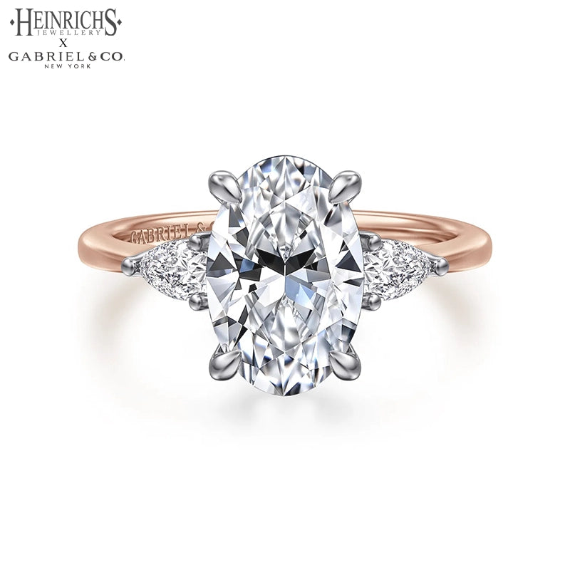 1.50ctr-3.00ctr Oval Cut Lab Grown Diamond Ring