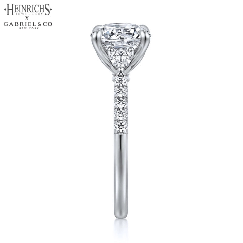 1.50ctr-3.00ctr Round Cut Lab Grown Diamond Ring